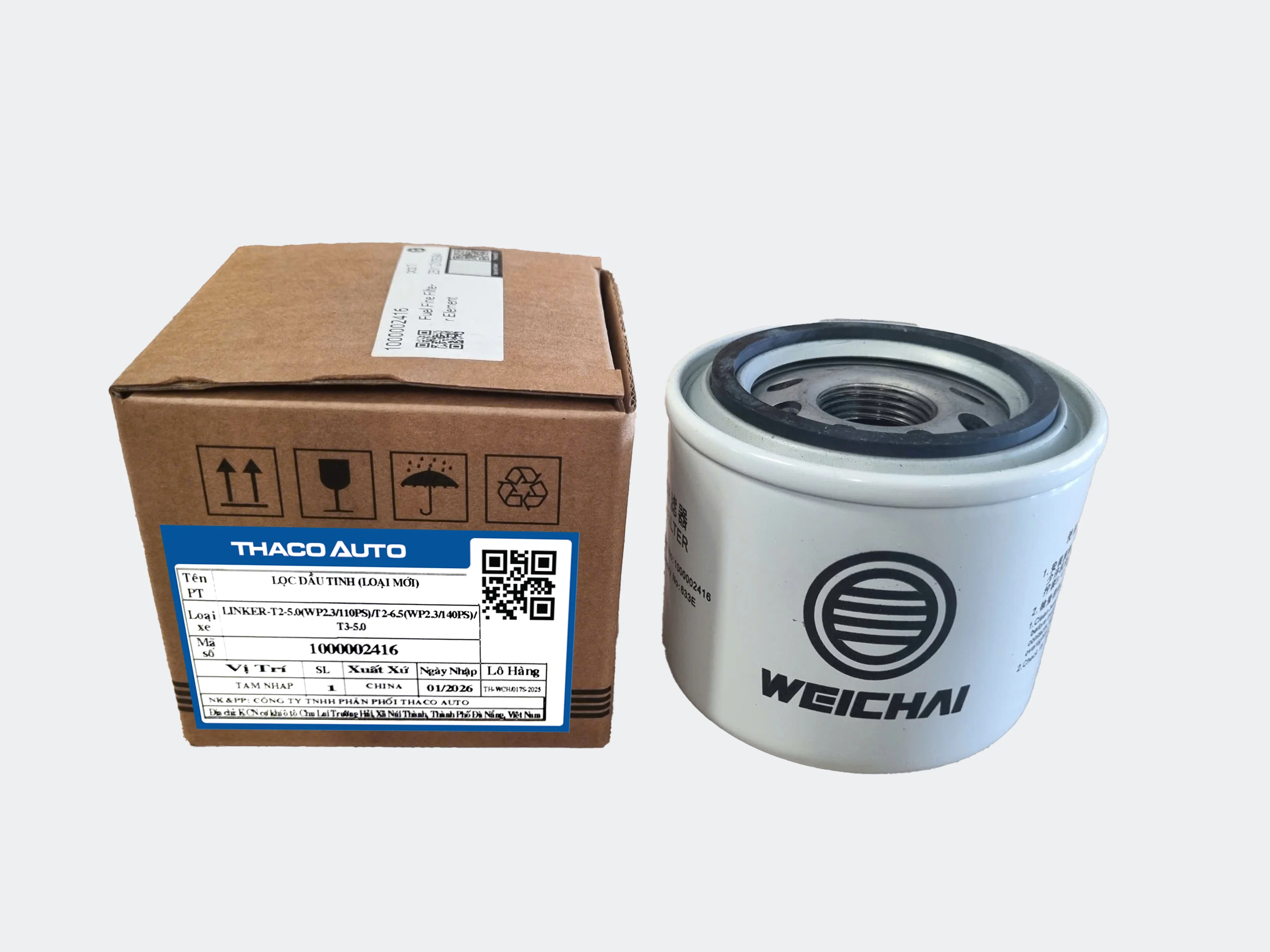 LỌC DẦU TINH (LOẠI MỚI) - Xe Tải - LINKER T2/T3- 2025 - 1000002416