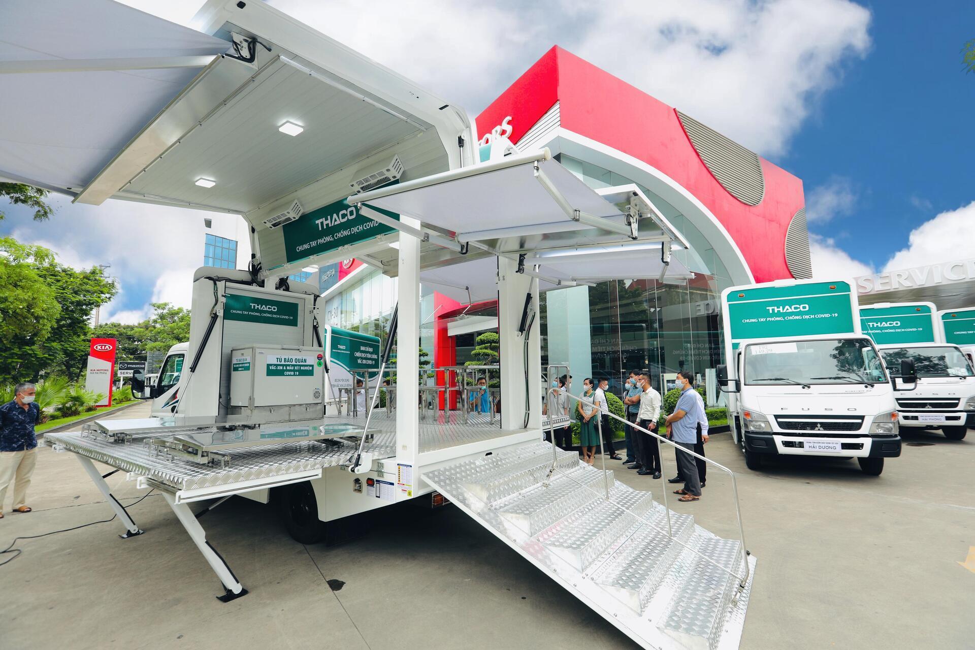 Trung Tâm kiểm soát bệnh tật CDC Hải Phòng, Thái Bình, Hà Nam, Nam Định, Ninh Bình, Quảng Ninh, Hải Dương, Hưng Yên, Hòa Bình vừa tiếp nhận xe tiêm chủng vào ngày 15/8 vừa qua.